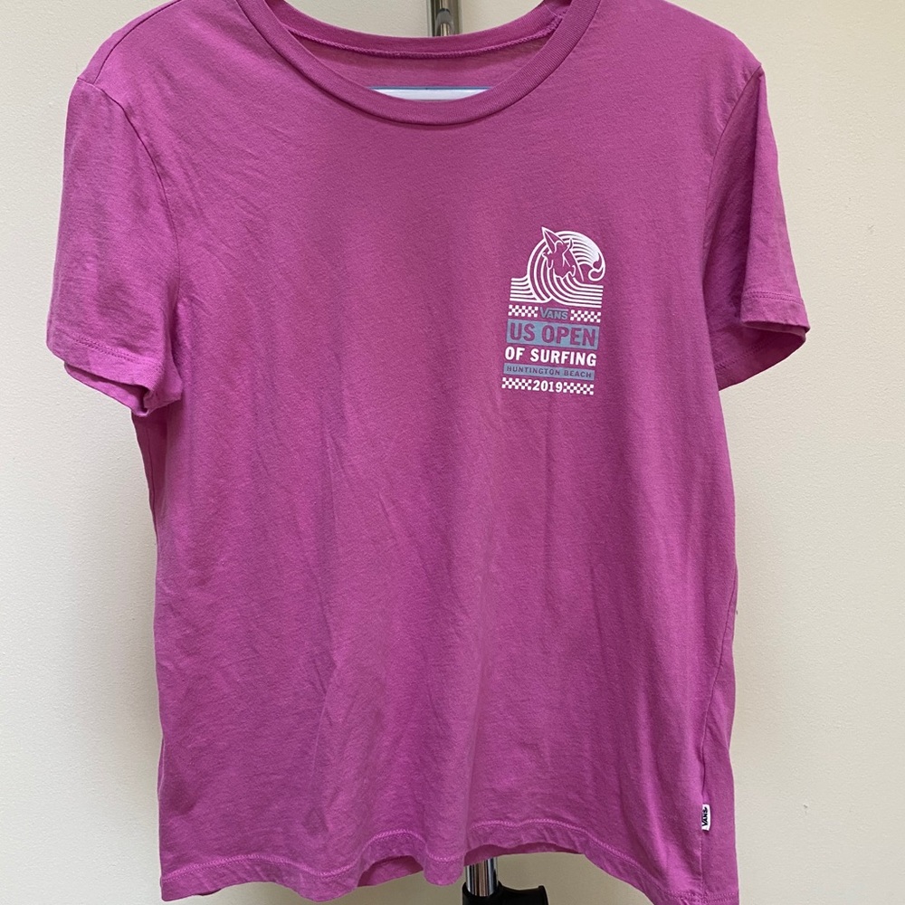 NEVER WORN Pink Vans Tee - Picture 2 of 2